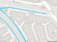 Ambulance met gepaste spoed naar de Almsvoetstraat in Dordrecht