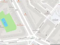 Ambulance met gepaste spoed naar de Schieweg in Rotterdam