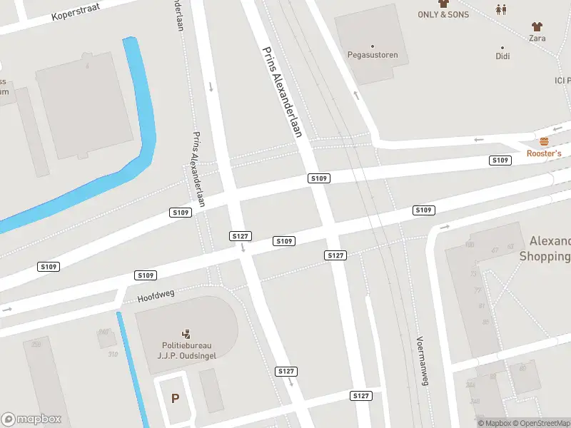 Ambulance met grote spoed naar de Prins Alexanderlaan in Rotterdam