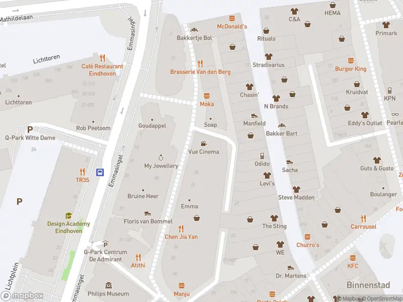 Brandweer met gepaste spoed naar de Nieuwe Emmasingel in Eindhoven