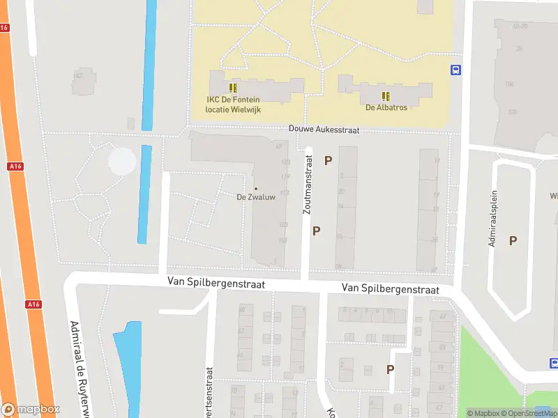 Ambulance met gepaste spoed naar de Zoutmanstraat in Dordrecht