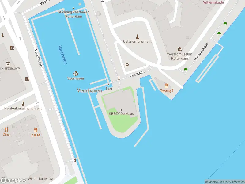 Ambulance met grote spoed naar de Veerdam in Rotterdam