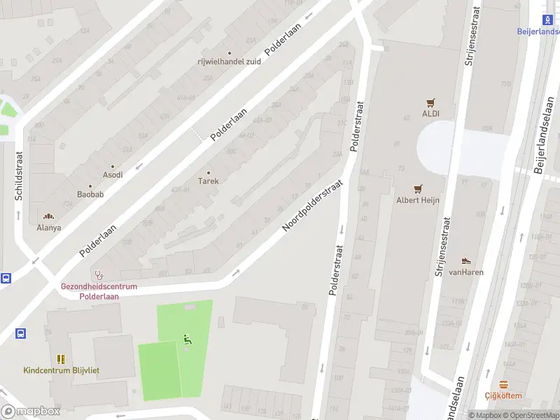 Ambulance met gepaste spoed naar de Noordpolderstraat in Rotterdam