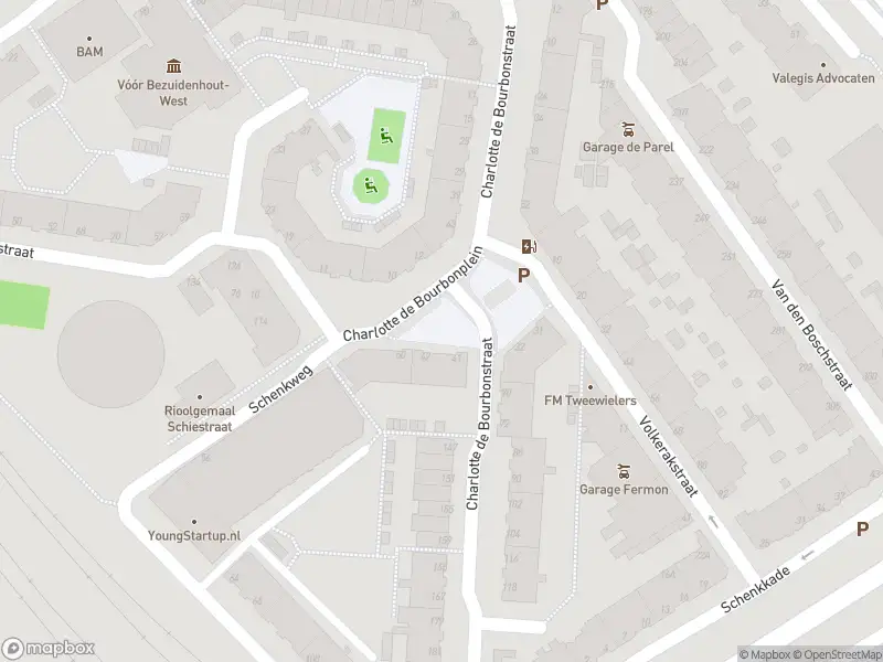 Ambulance met gepaste spoed naar de Charlotte de Bourbonplein in 's-Gravenhage