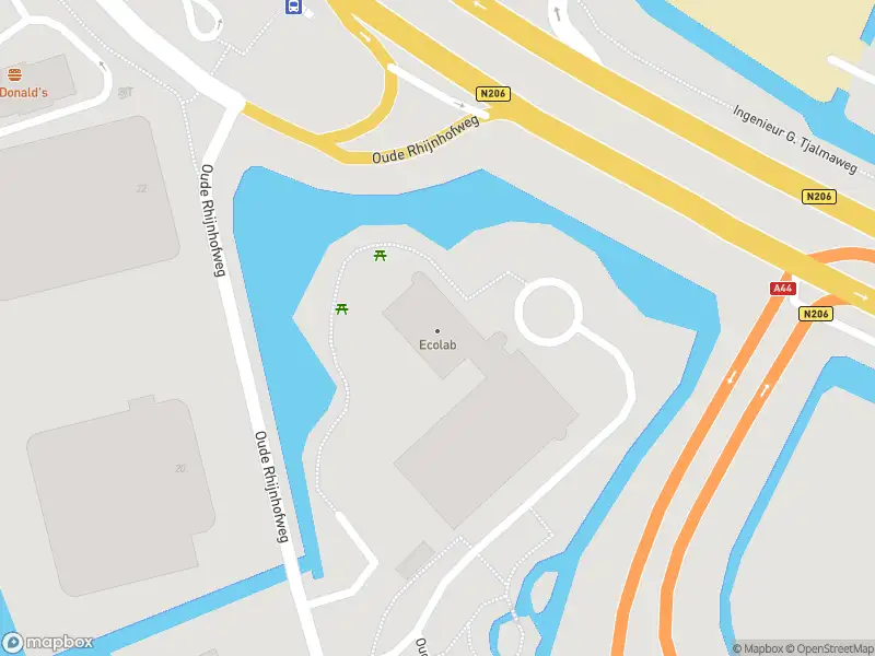 Politie met grote spoed naar de Ir. G. Tjalmaweg in Oegstgeest vanwege ongeval met letsel