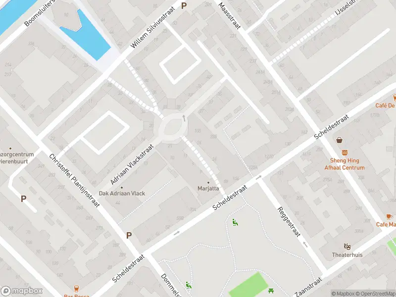 Ambulance met grote spoed naar de Servaas van Rooyenhof in 's-Gravenhage