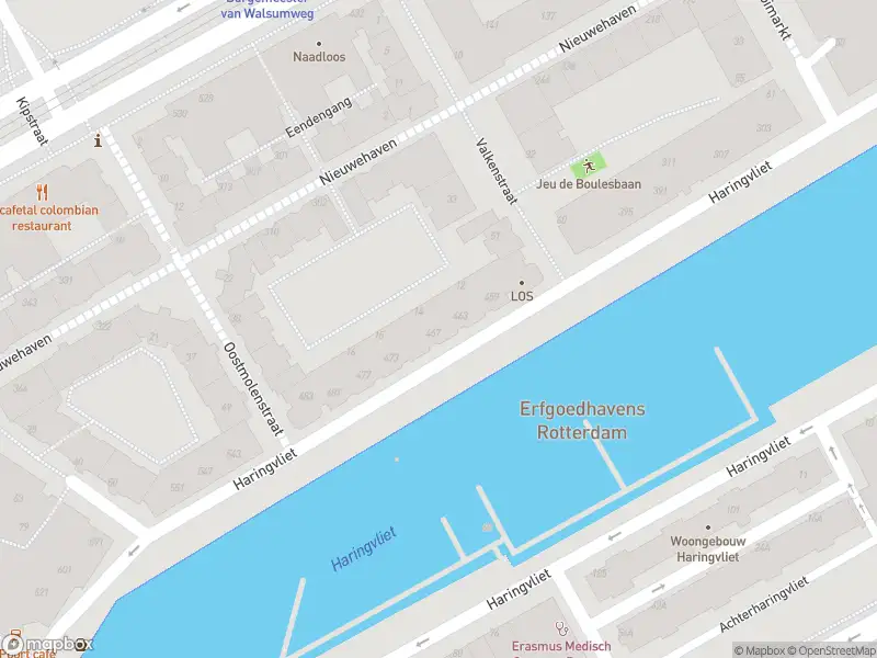 Ambulance naar de Haringvliet in Rotterdam