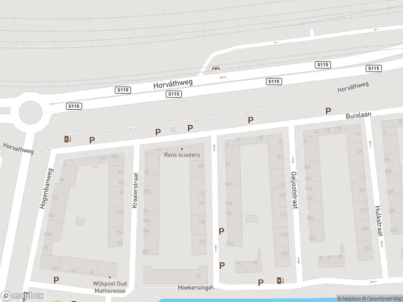 Ambulance met grote spoed naar de Koggestraat in Rotterdam