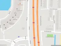 Ambulance met grote spoed naar de Mijlweg in Dordrecht