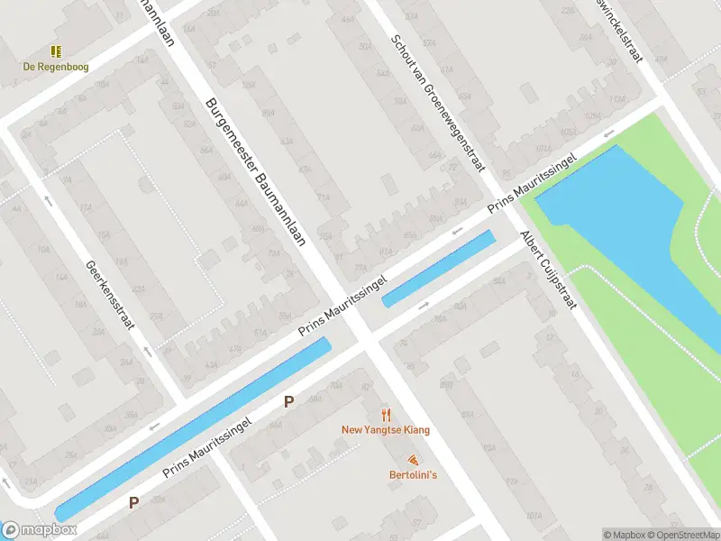 Ambulance met grote spoed naar de Prins Mauritssingel in Rotterdam