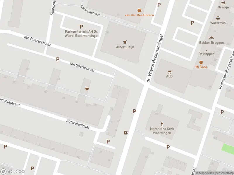 Ambulance naar de Van Baerlestraat in Vlaardingen