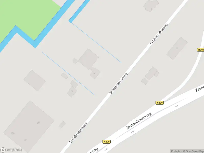 Ambulance met gepaste spoed naar de Schiebroekseweg in Bergschenhoek