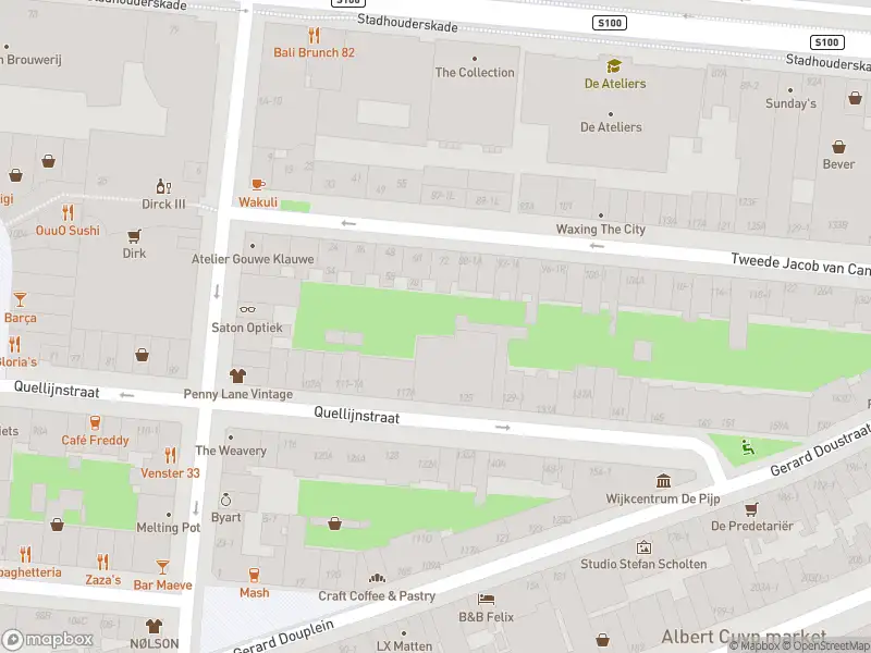 Ambulance met gepaste spoed naar de Tweede Jacob van Campenstraat in Amsterdam