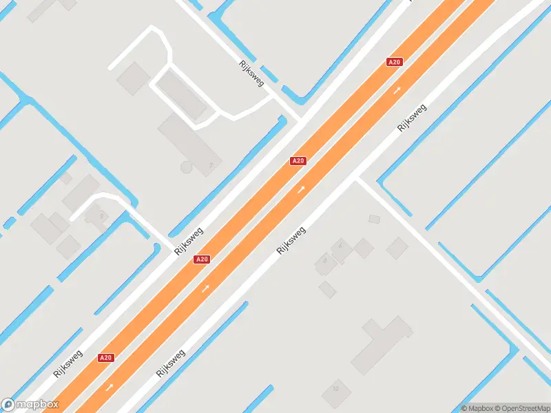 Ambulance met gepaste spoed naar de Rijksweg in Moordrecht