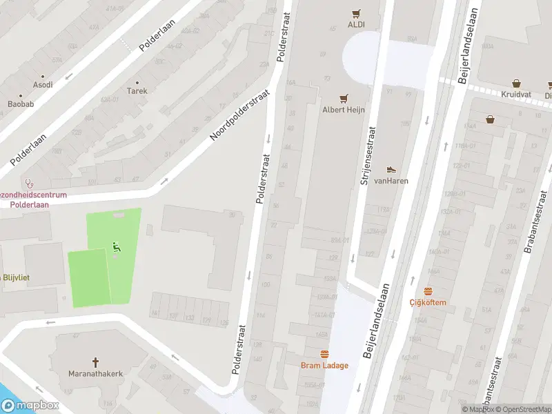 Ambulance met gepaste spoed naar de Polderstraat in Rotterdam