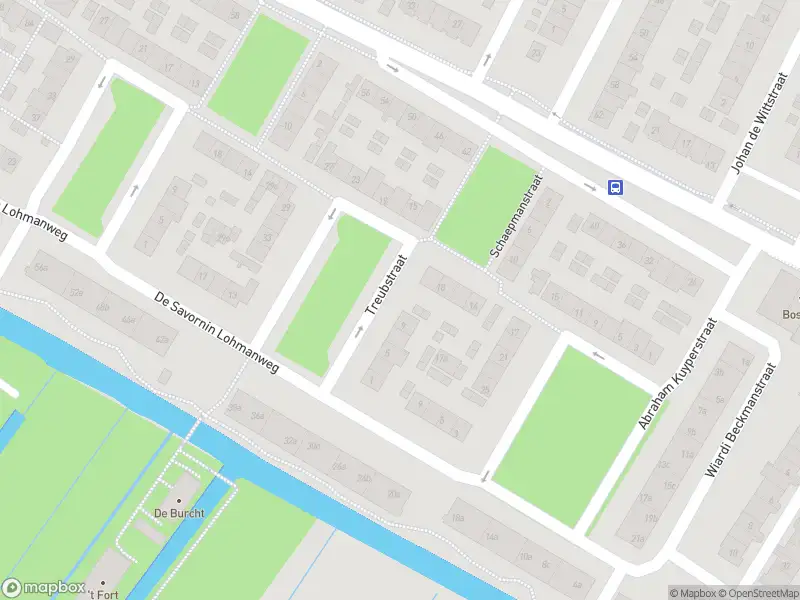 Ambulance met grote spoed naar de Treubstraat in Alblasserdam