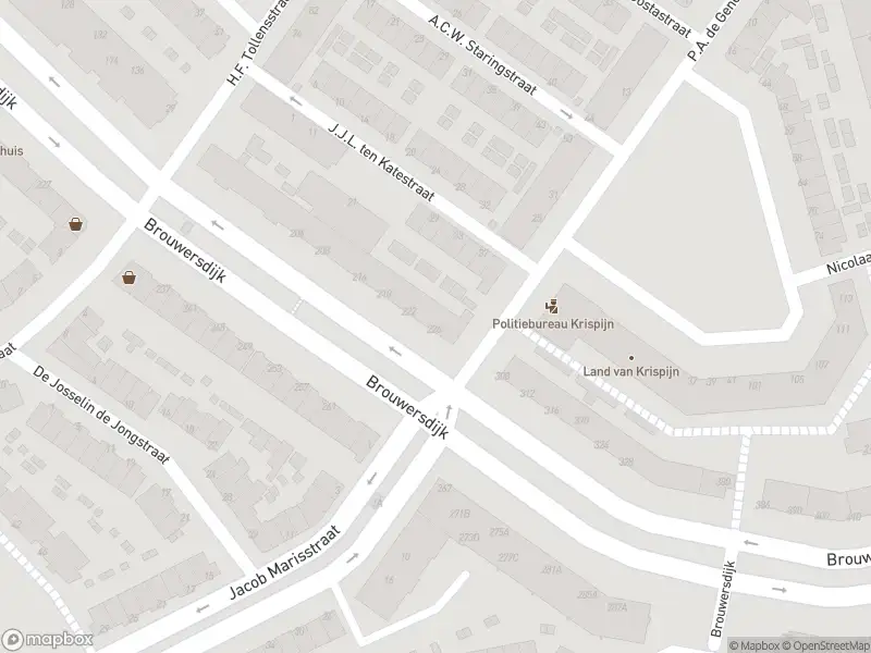 Ambulance met gepaste spoed naar de Brouwersdijk in Dordrecht