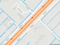 Ambulance met gepaste spoed naar de Rijksweg in Moordrecht