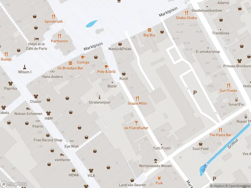 Brandweer met grote spoed naar de Marktstraat in Apeldoorn vanwege gebouwbrand