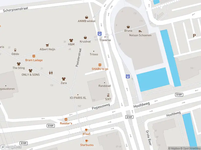 Ambulance met gepaste spoed naar de Kleine Beer in Rotterdam