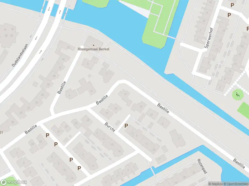 Ambulance met grote spoed naar de Bastille in Berkel en Rodenrijs