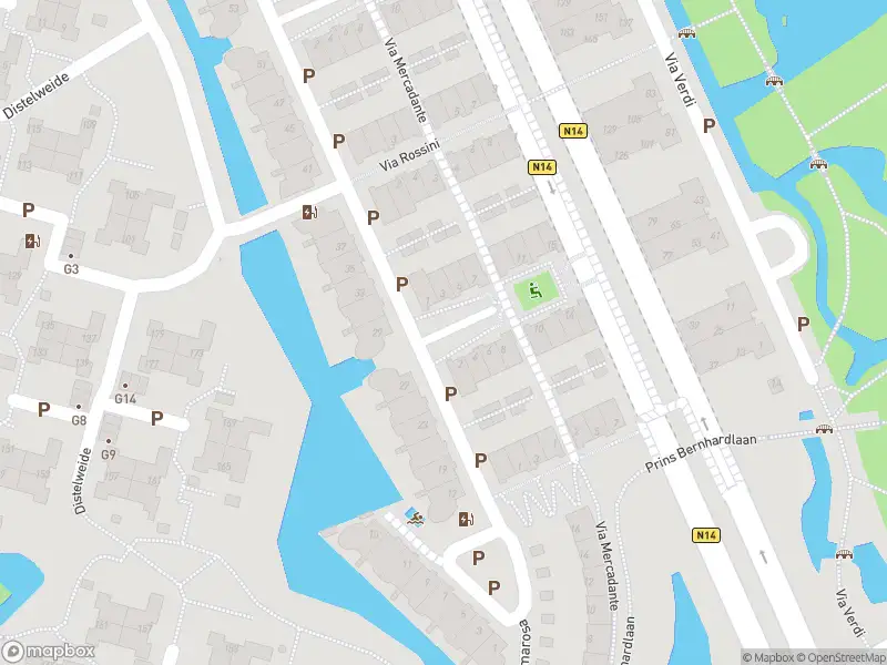 Ambulance met grote spoed naar de Leoncavallostraatje in Voorburg