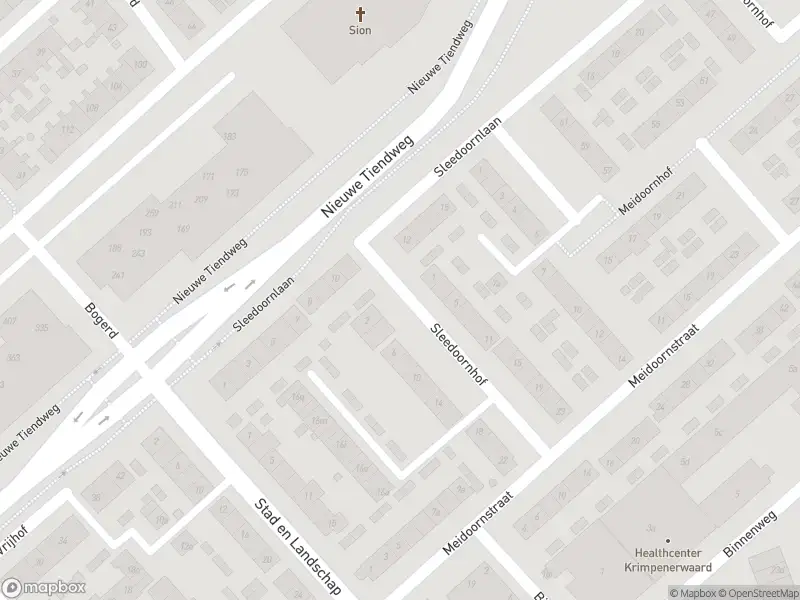 Brandweer met grote spoed naar de Sleedoornhof in Krimpen aan den IJssel