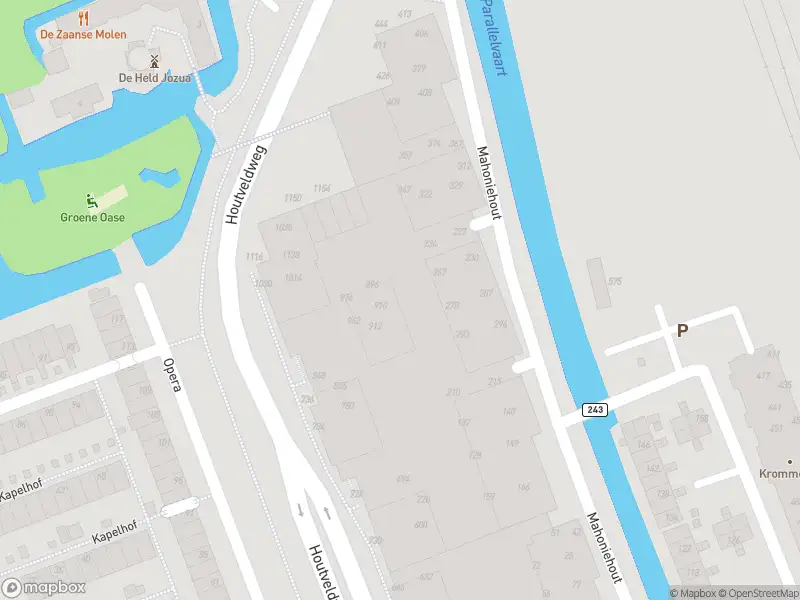 Ambulance met gepaste spoed naar de Mahoniehout in Zaandam