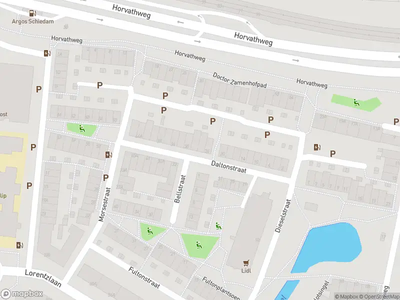 Ambulance met grote spoed naar de Daltonstraat in Schiedam