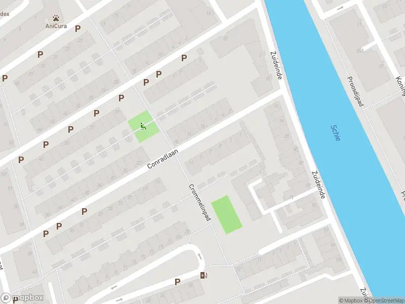 Ambulance met gepaste spoed naar de De Groene Haven in Delft