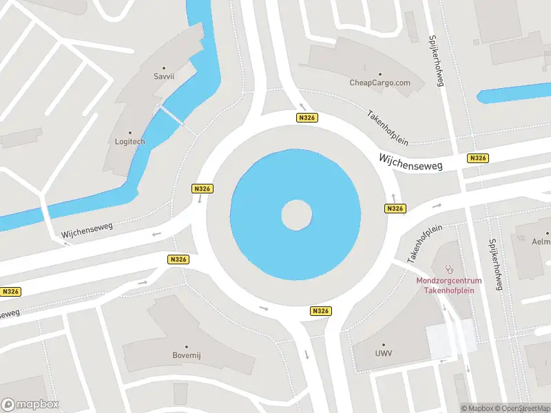 Brandweer met gepaste spoed naar de Takenhofplein in Nijmegen