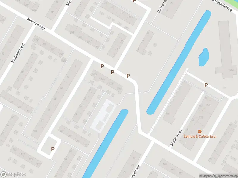 Ambulance met grote spoed naar de Molièreweg in Rotterdam