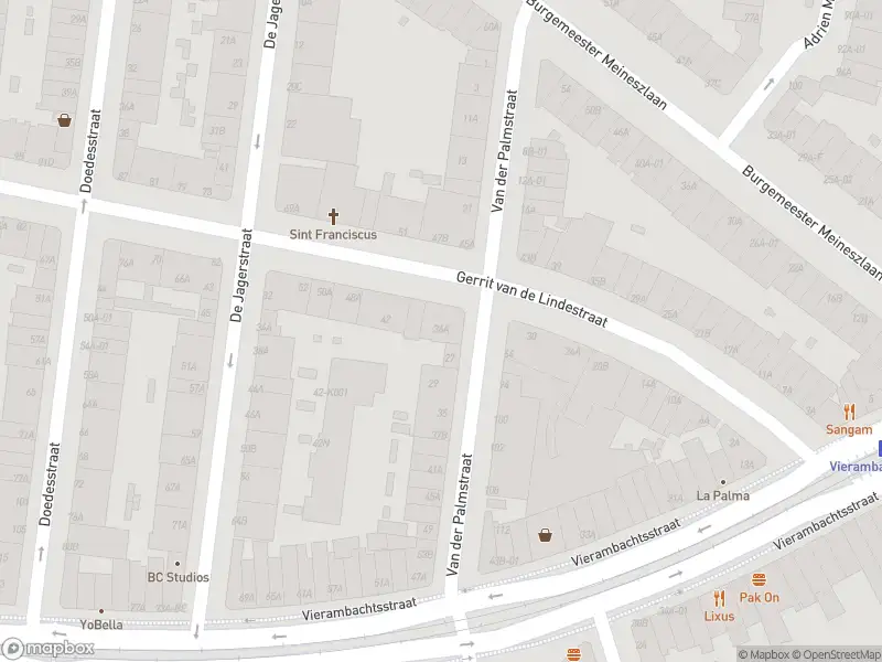 Ambulance met gepaste spoed naar de Gerrit van de Lindestraat in Rotterdam