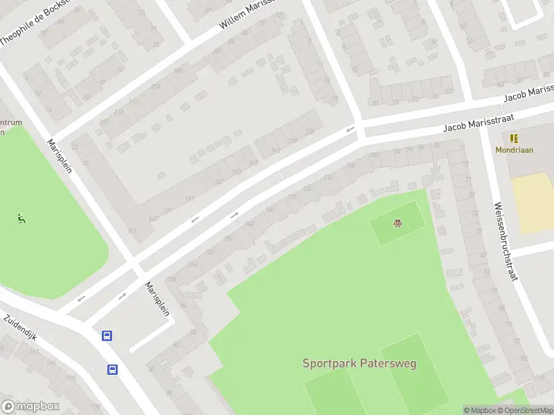 Ambulance met gepaste spoed naar de Jacob Marisstraat in Dordrecht