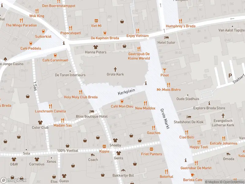 Brandweer met gepaste spoed naar de Kerkplein in Breda