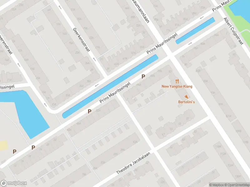 Ambulance met grote spoed naar de Prins Mauritssingel in Rotterdam