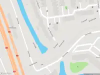 Ambulance met gepaste spoed naar de De la Marplein in Schiedam