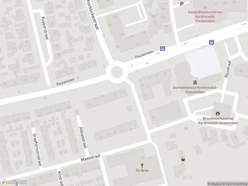 Ambulance met grote spoed naar de Peulenlaan in Hardinxveld-Giessendam