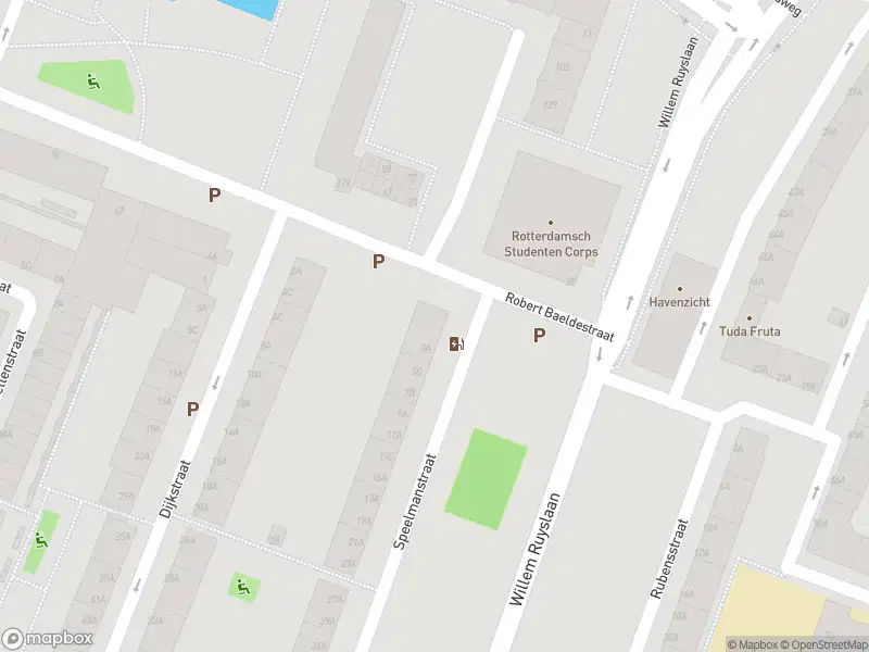 Ambulance met gepaste spoed naar de Speelmanstraat in Rotterdam