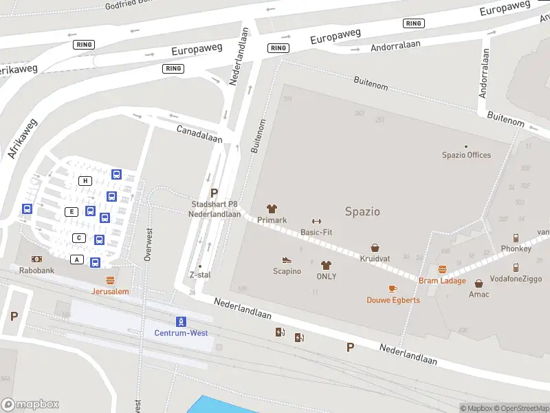 Ambulance met gepaste spoed naar de Blauw-roodlaan in Zoetermeer