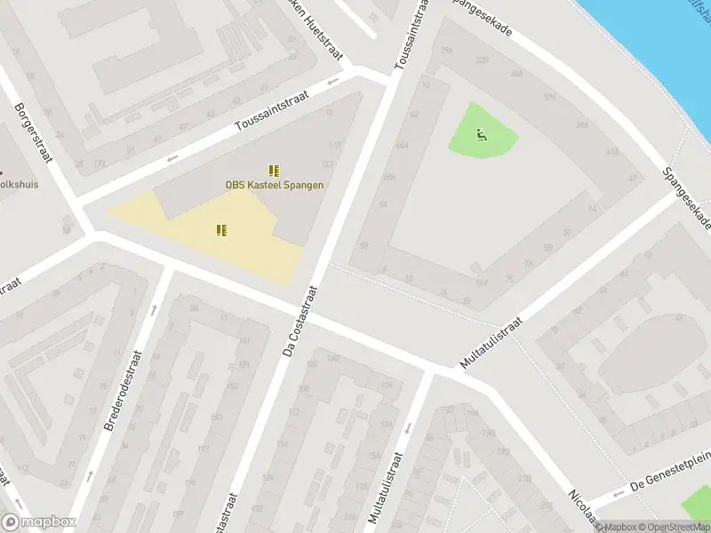 Ambulance met grote spoed naar de Da Costastraat in Rotterdam