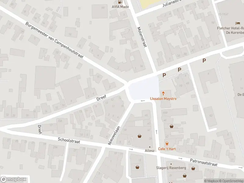 Brandweer met grote spoed naar de Molenplein in Made vanwege gebouwbrand