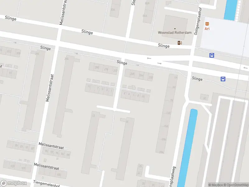 Ambulance naar de Stellendamhof in Rotterdam