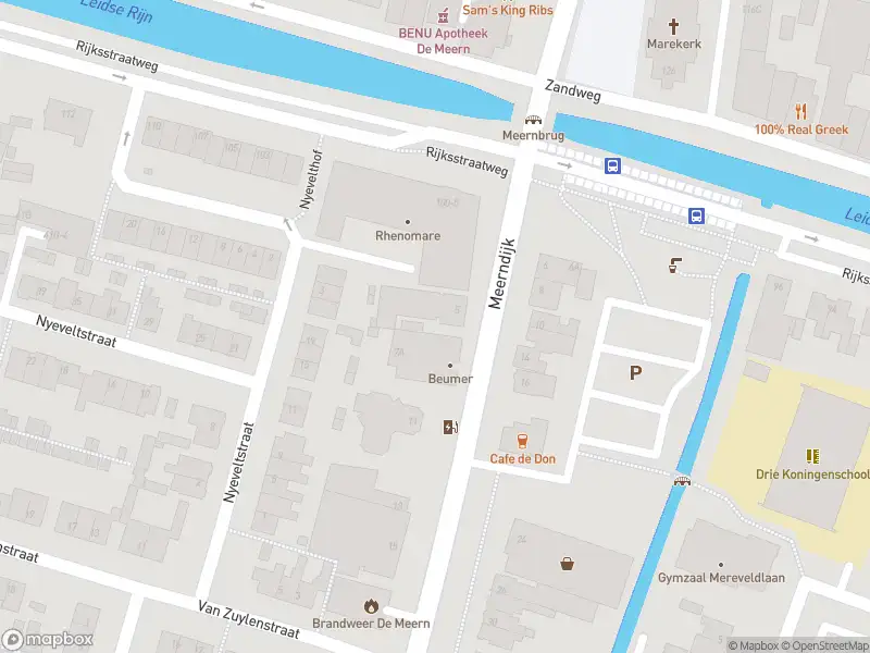 Politie naar de Meerndijk in De Meern vanwege aanrijding met letsel