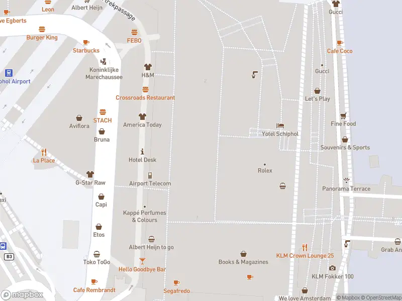Ambulance met gepaste spoed naar de Vertrekpassage in Schiphol