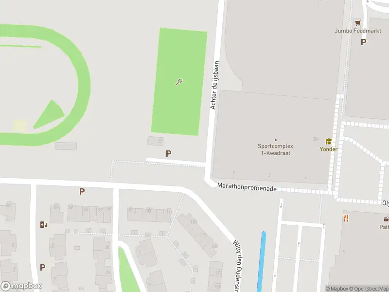 Overlastmelding Achter de ijsbaan in Tilburg