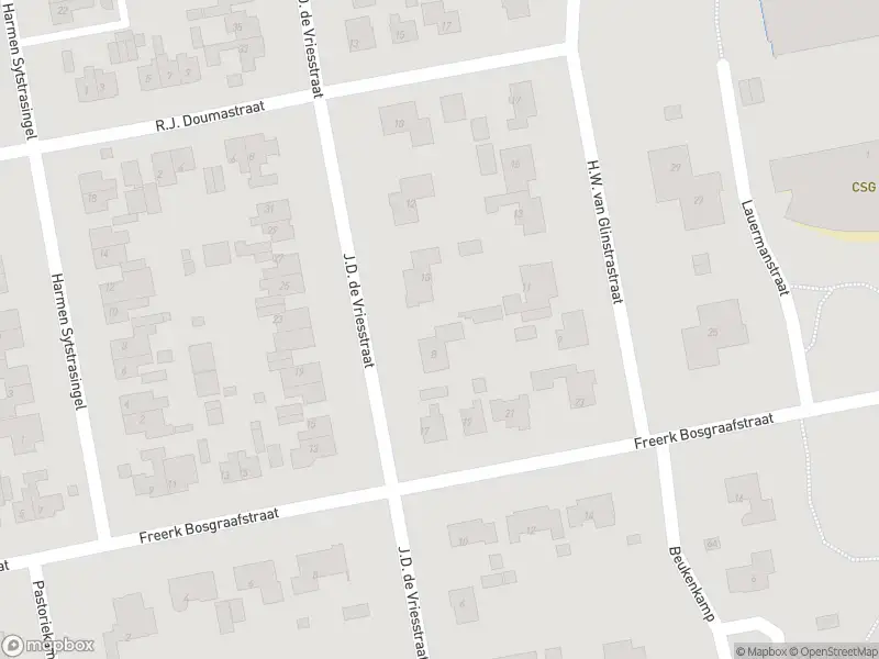 Brandweer met gepaste spoed naar de Ds. Talmasingel in Burgum