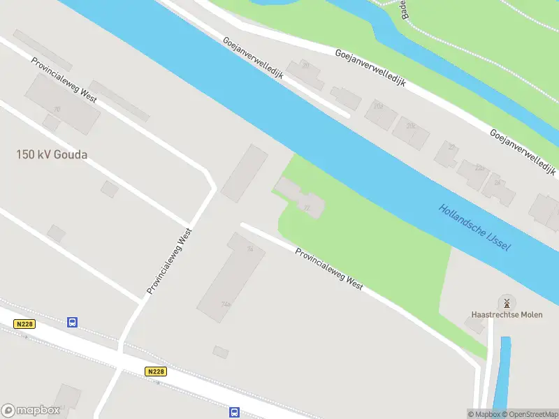 Brandweer met grote spoed naar de Provincialeweg West in Gouda vanwege voertuigbrand