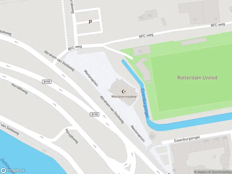 Ambulance met gepaste spoed naar de Mevlanaplein in Rotterdam