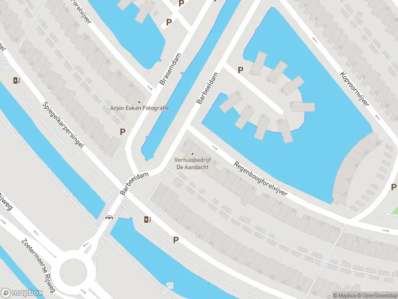 Ambulance met grote spoed naar de Regenboogforelvijver in 's-Gravenhage